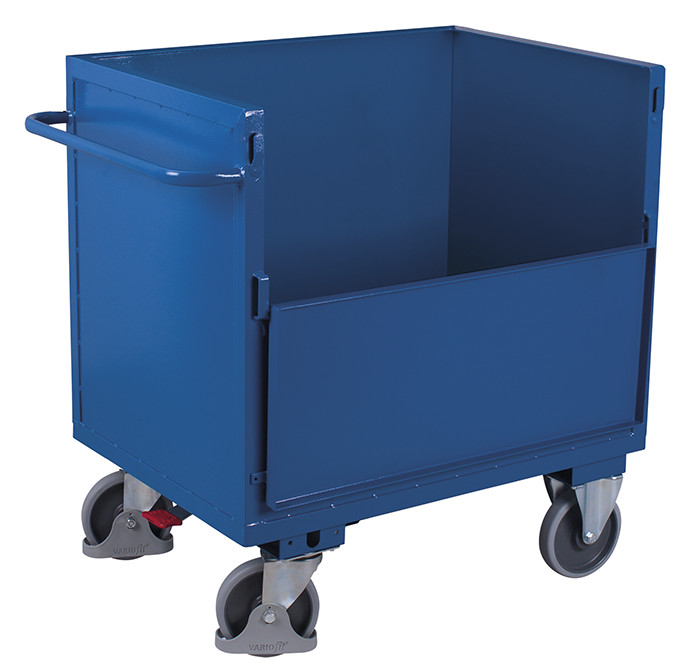 Steel box trolley, welded