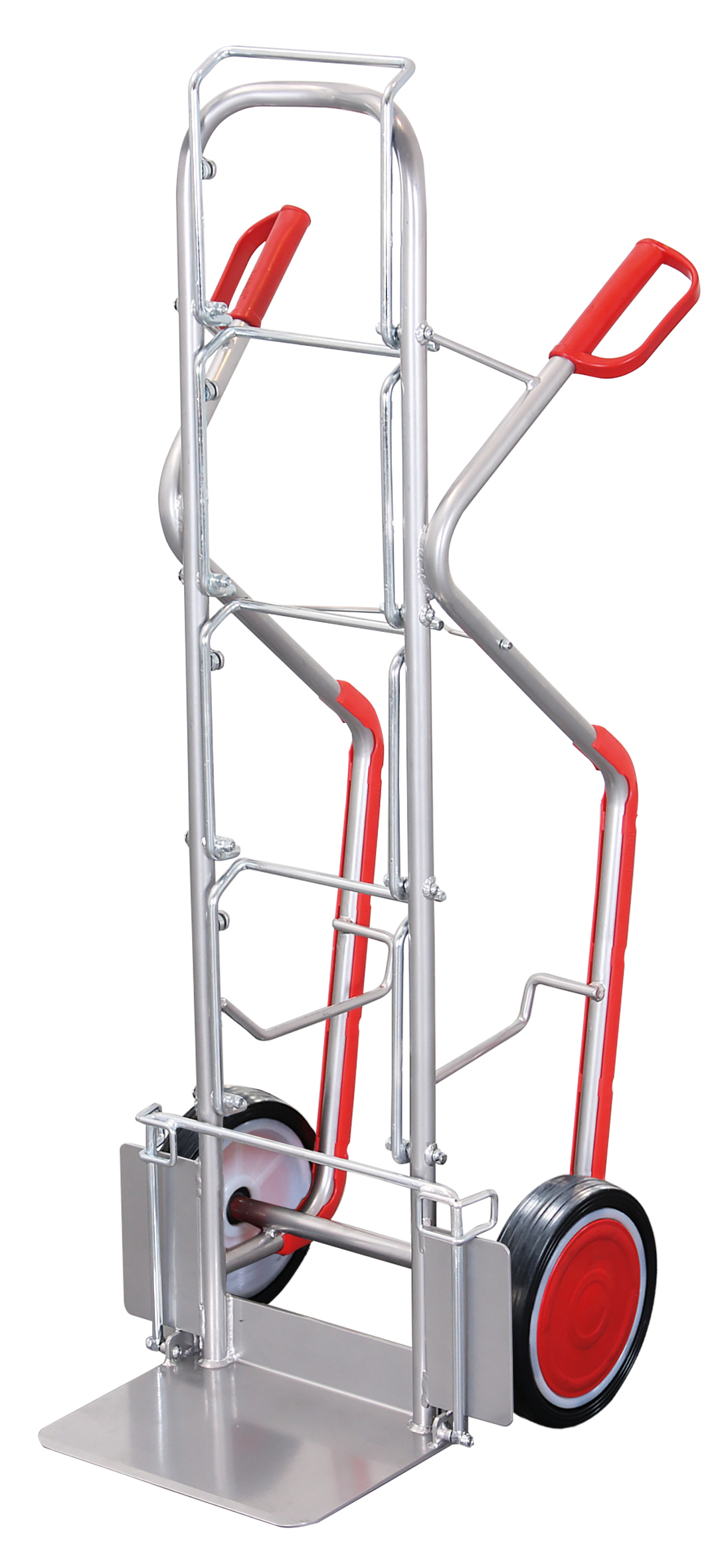 Aluminiumkarre für Wasserflaschen mit Vollgummiräder