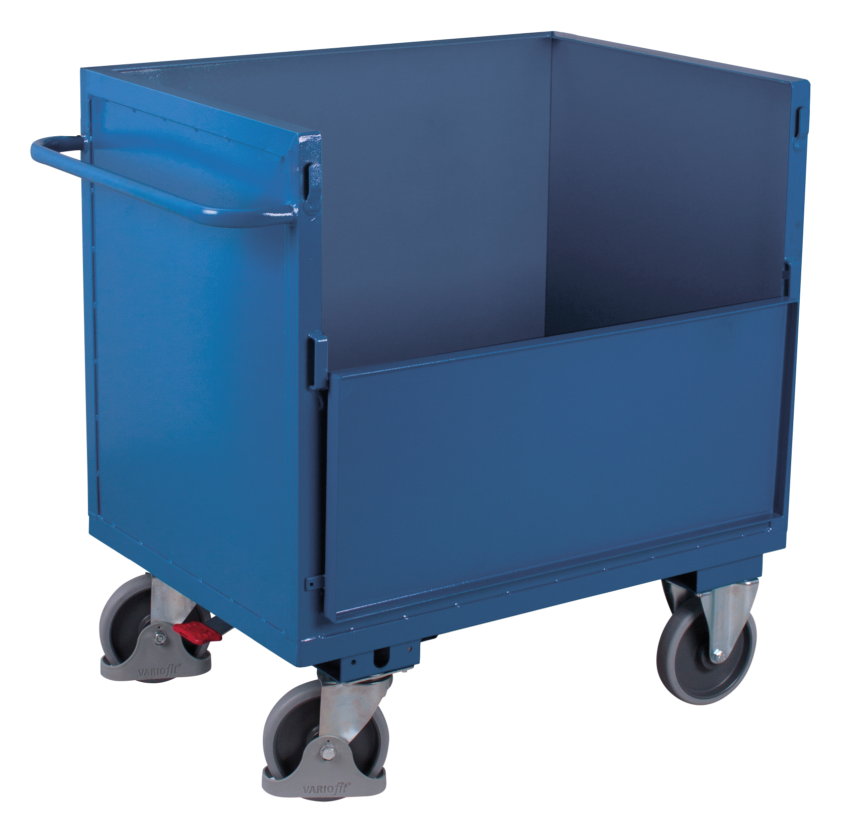 Steel box trolley, welded
