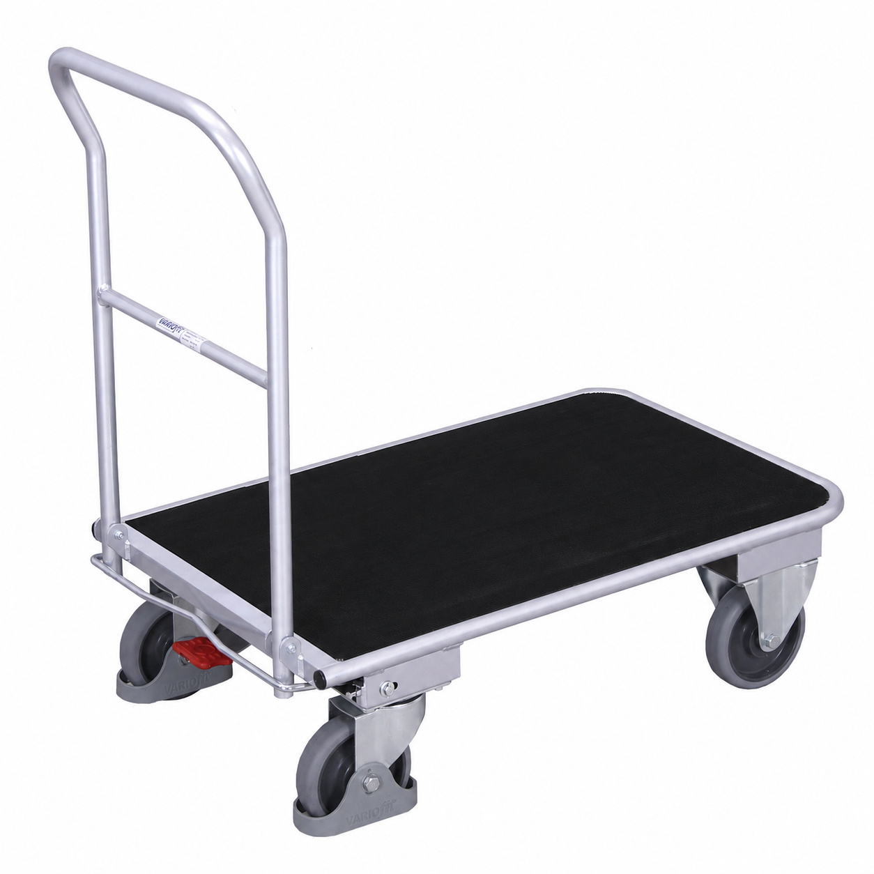 Aluminium Klappbügelwagen mit Riefengummimattte