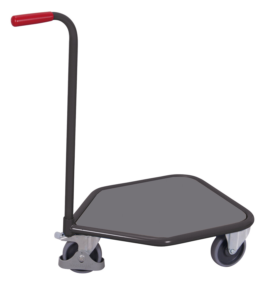 Push-handle dolly with board