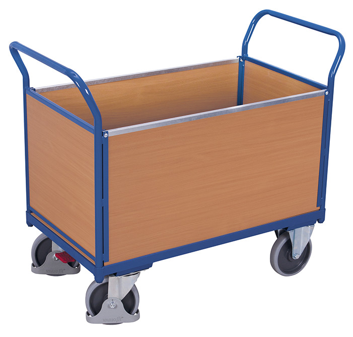 Four-sided trolley with board