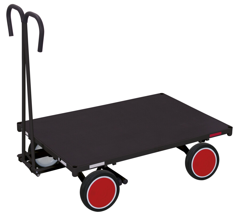 Hand platform trolley without side walls