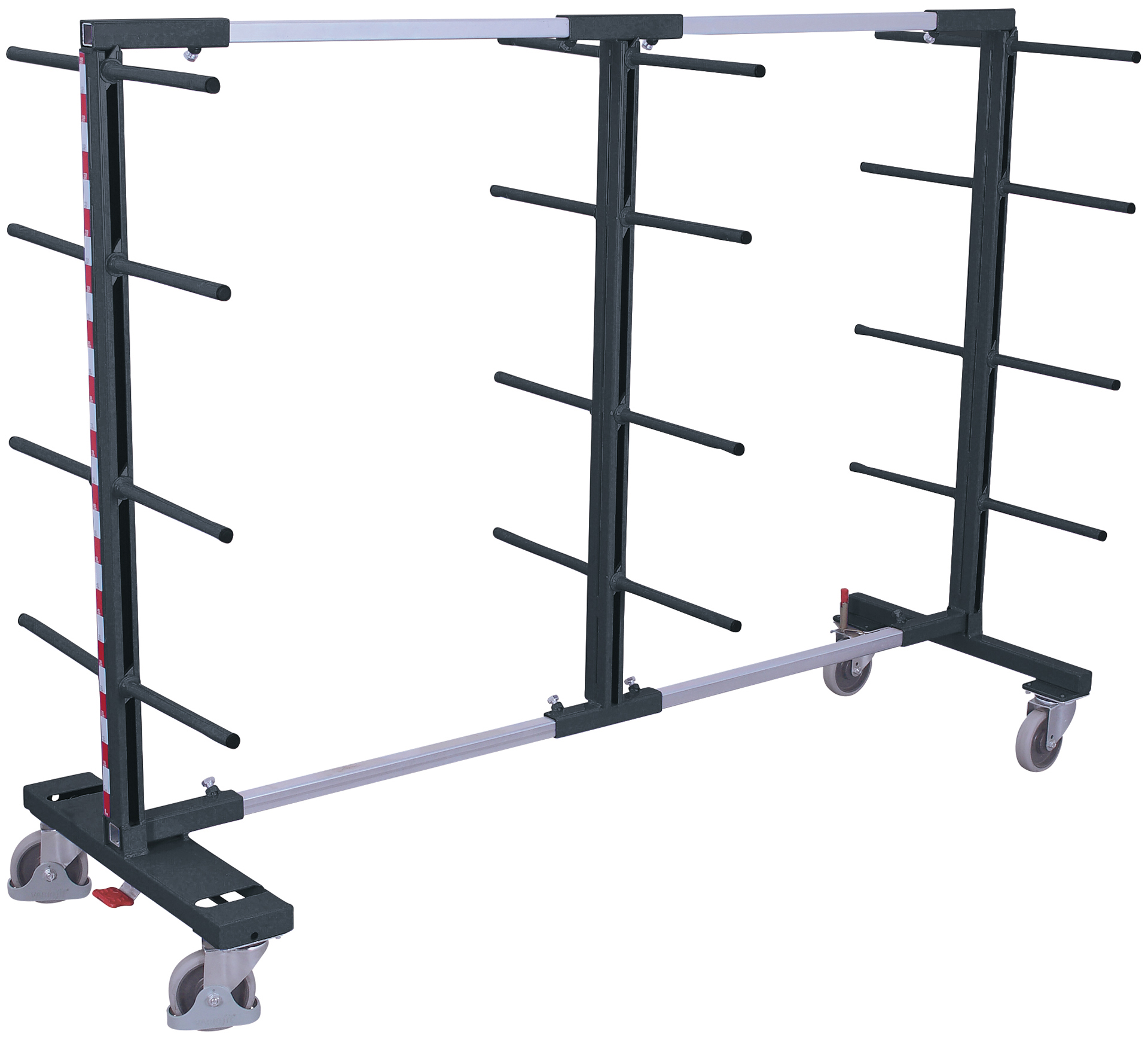 Rayonnage cantilever mobile double face Rayonnage cantilever mobile double face