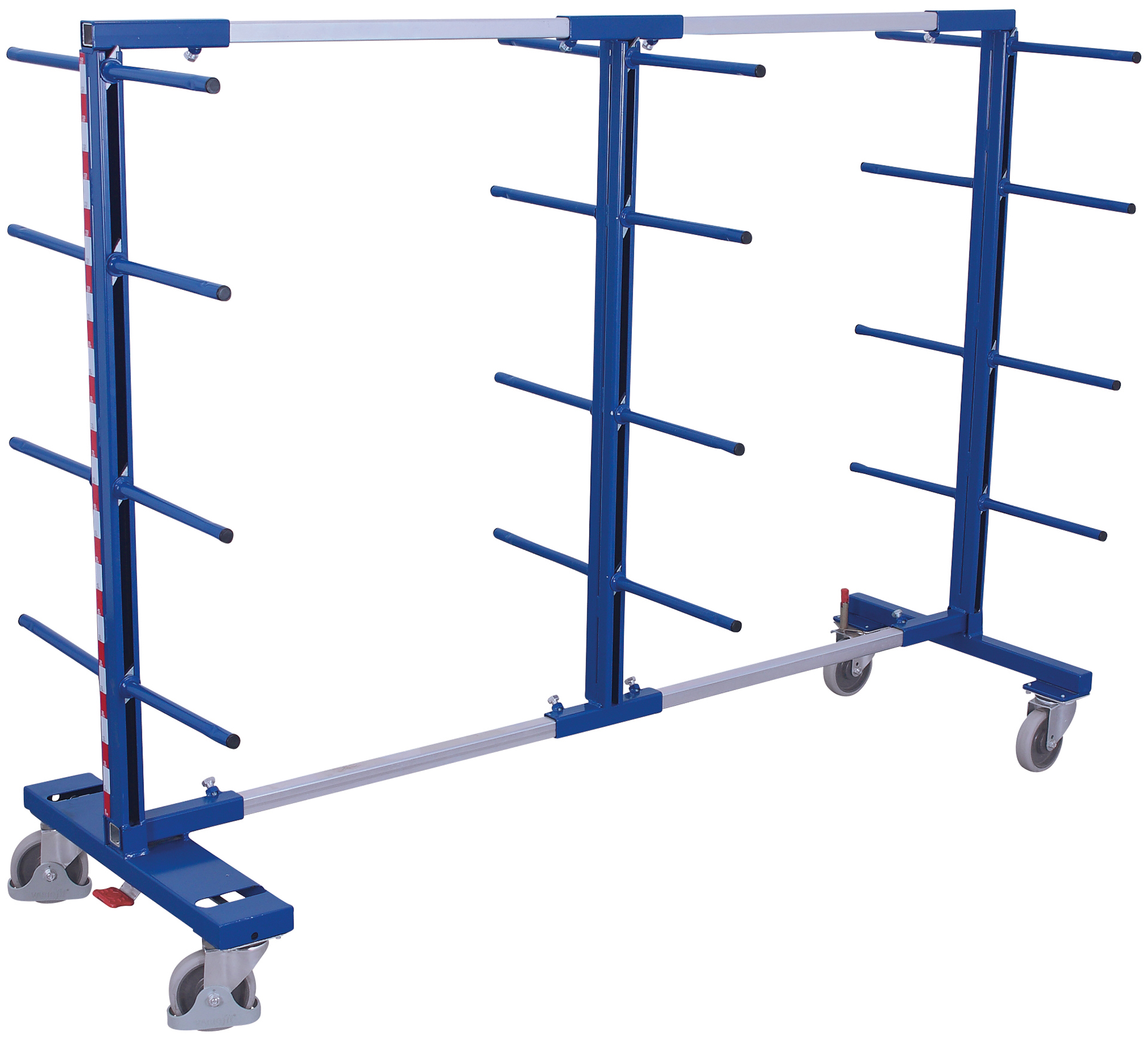 Rayonnage cantilever mobile double face Rayonnage cantilever mobile double face