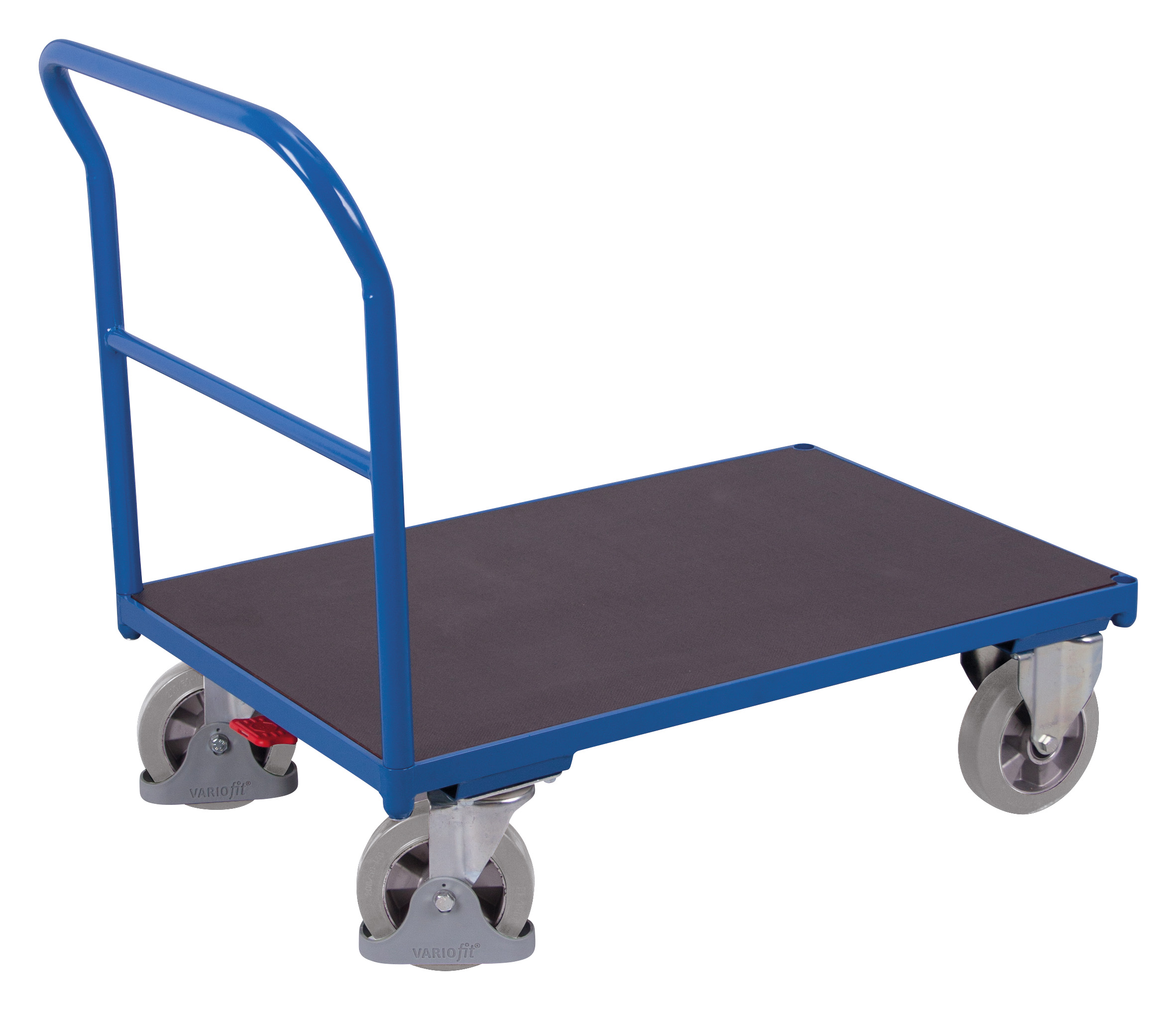 Schiebebügelwagen mit Siebdruckplatte
