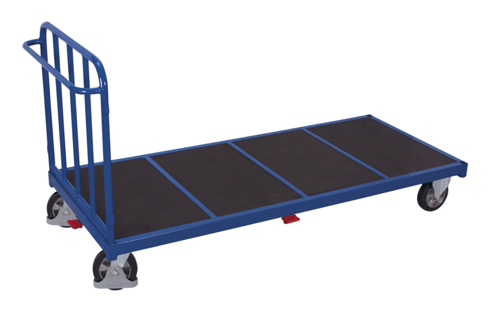 Single-end trolley with vertical tubes