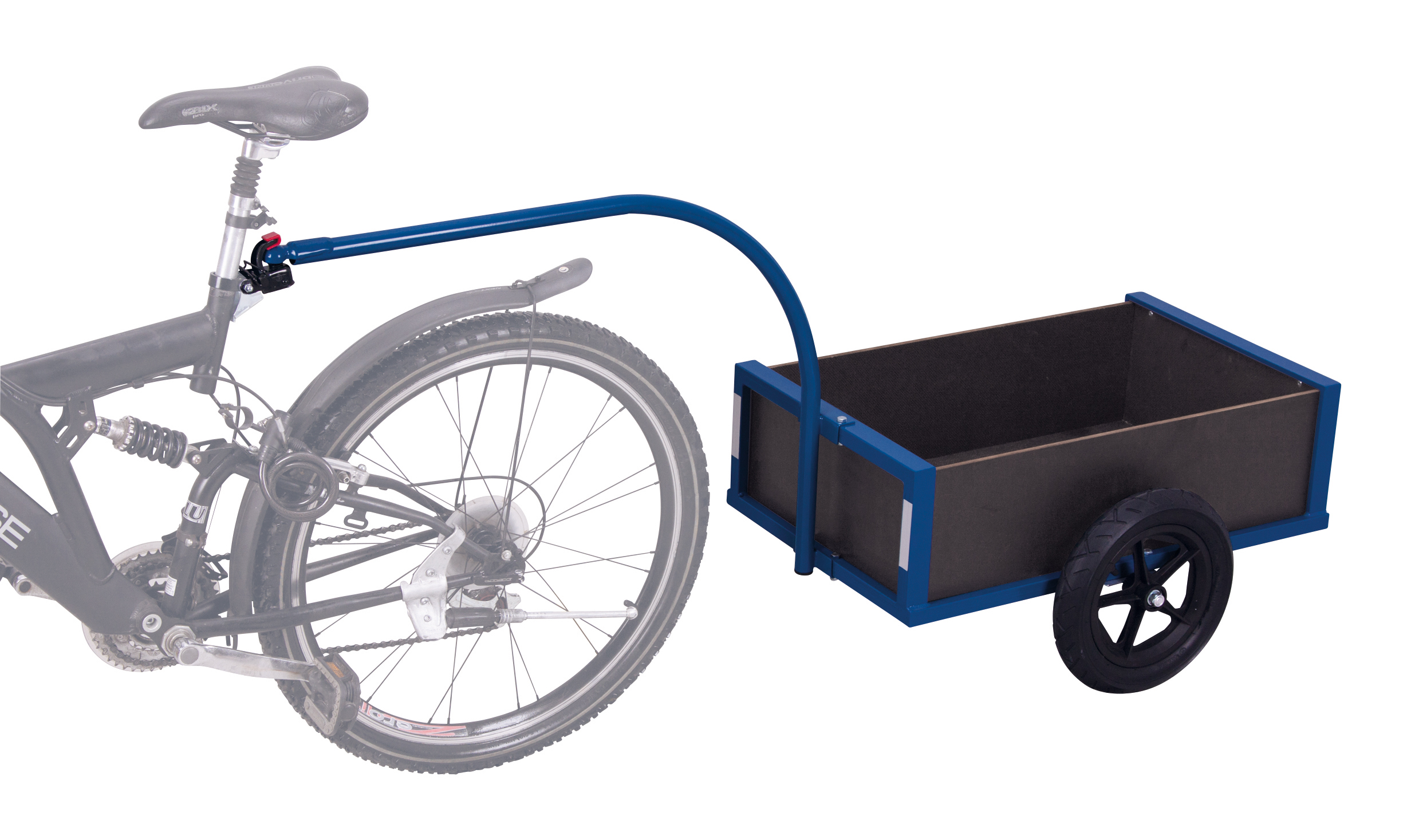 Lightweight bicycle trailer