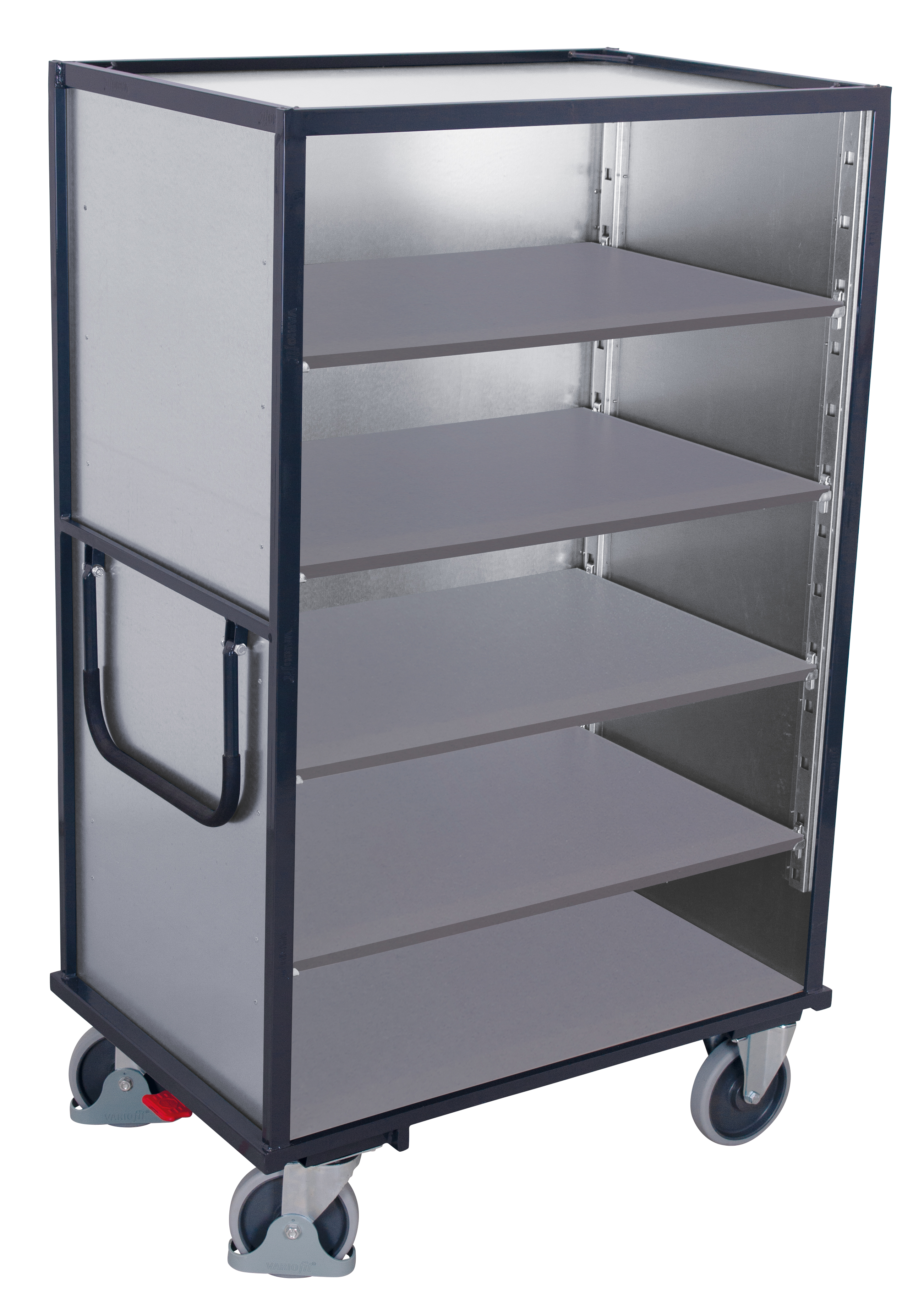 Shelf trolley fixed welded