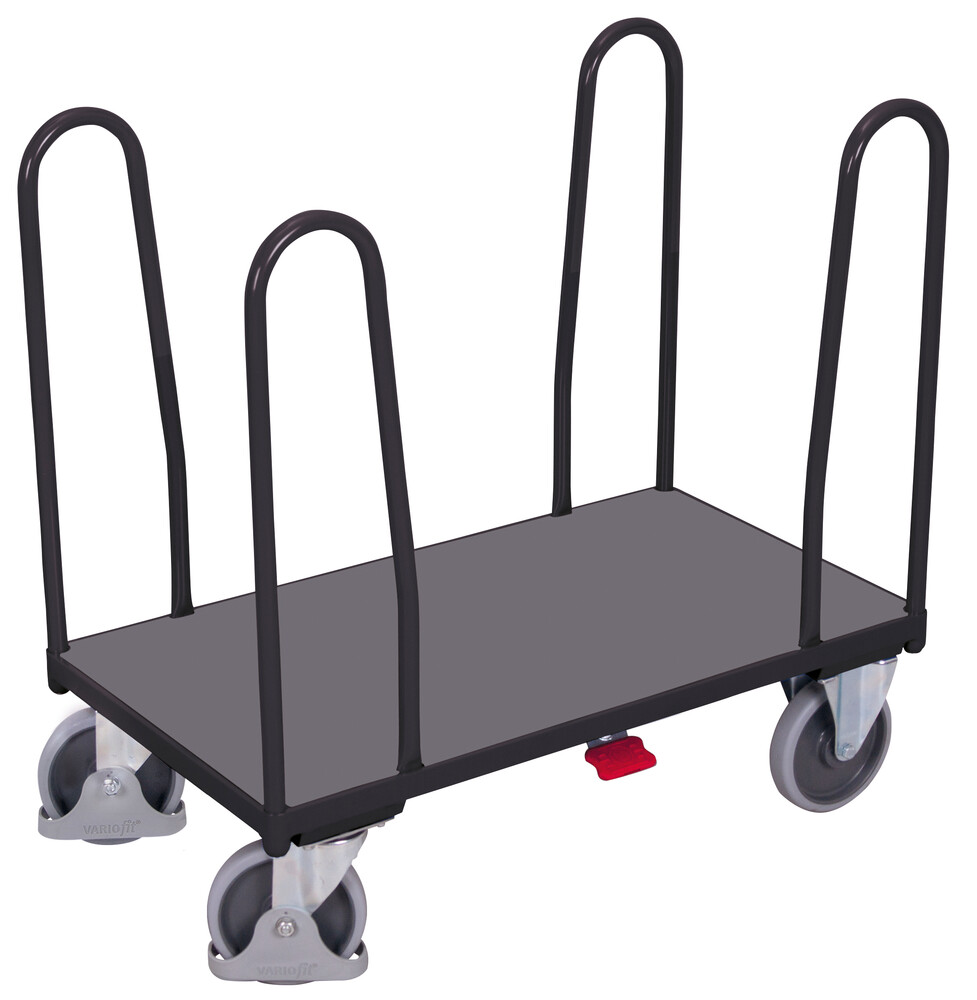 Side-frame trolley with 4 tubular side frames Side-frame trolley with 4 tubular side frames