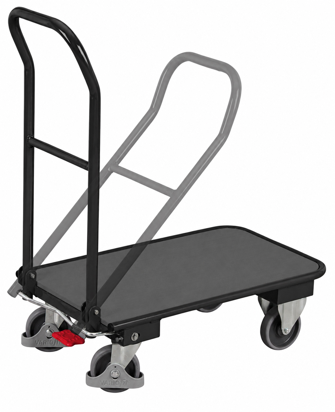 Chariot à dossier repliable