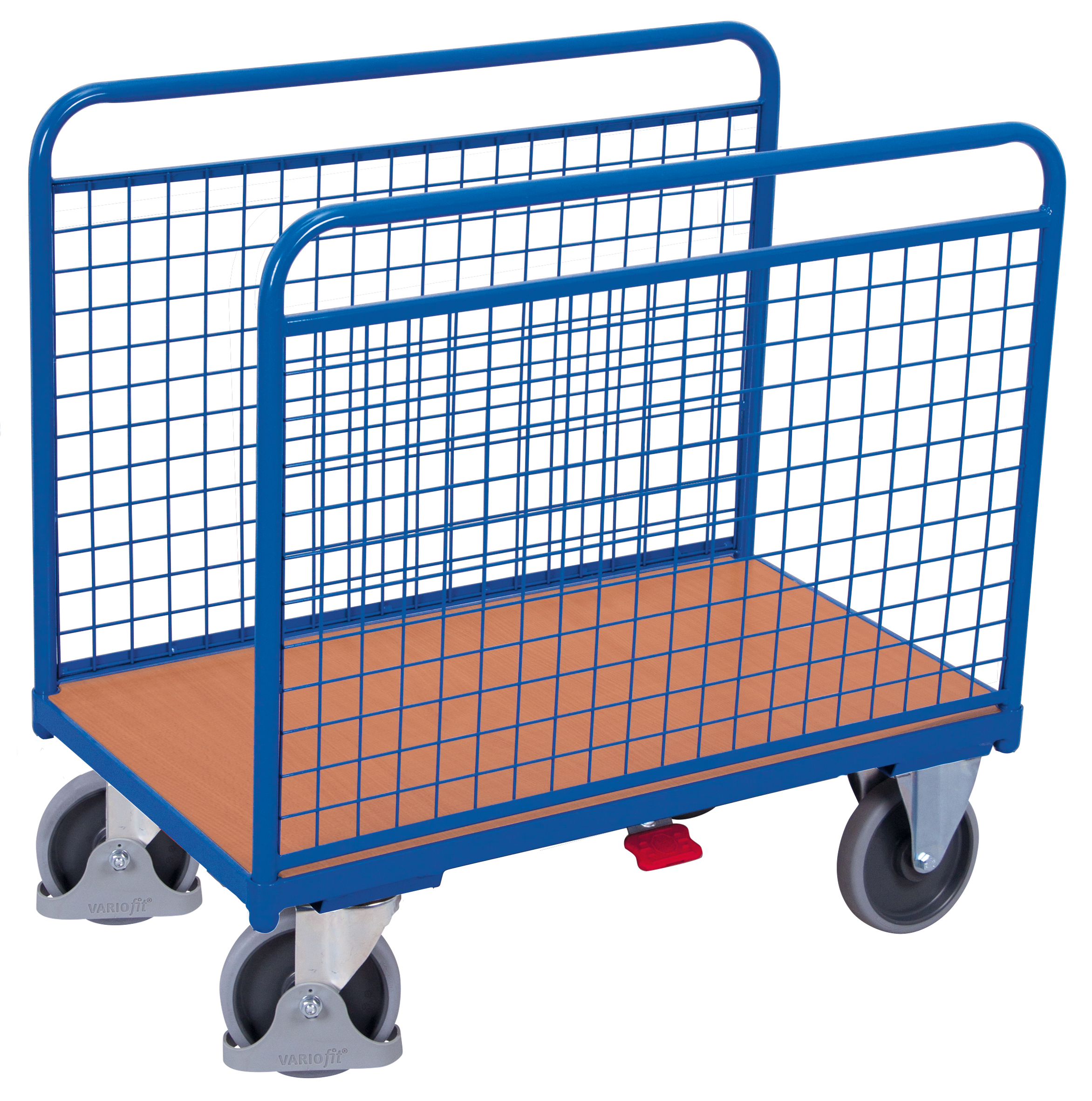 Seitenbügelwagen mit Drahtwänden