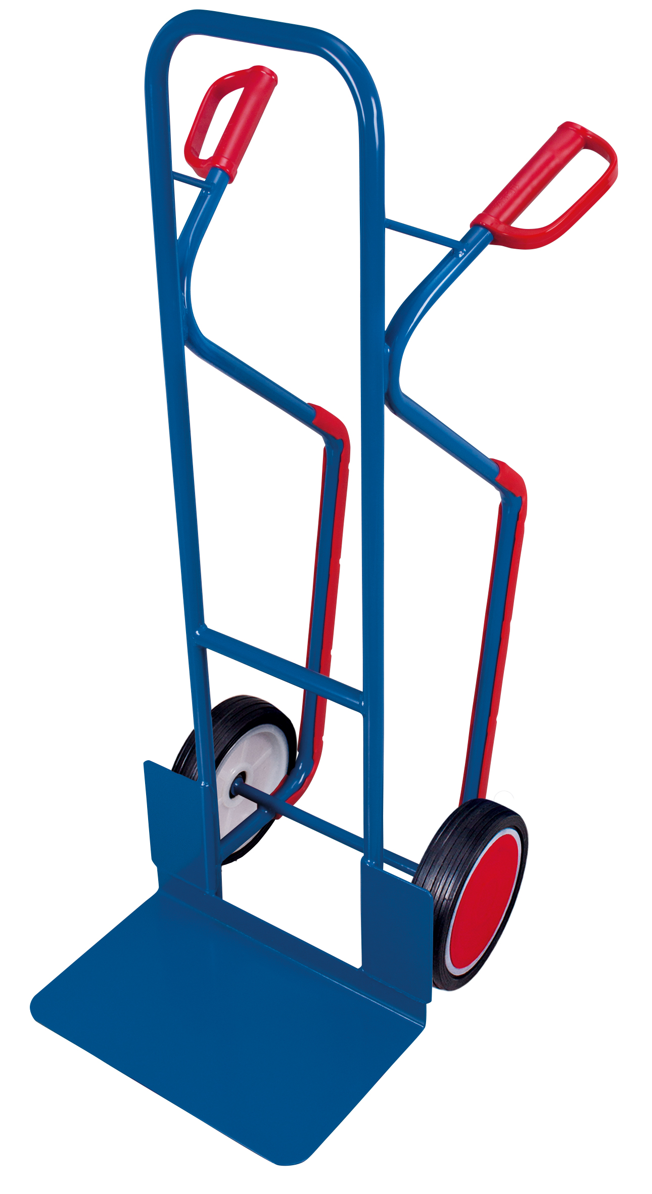 Tubular steel truck with large toe plate