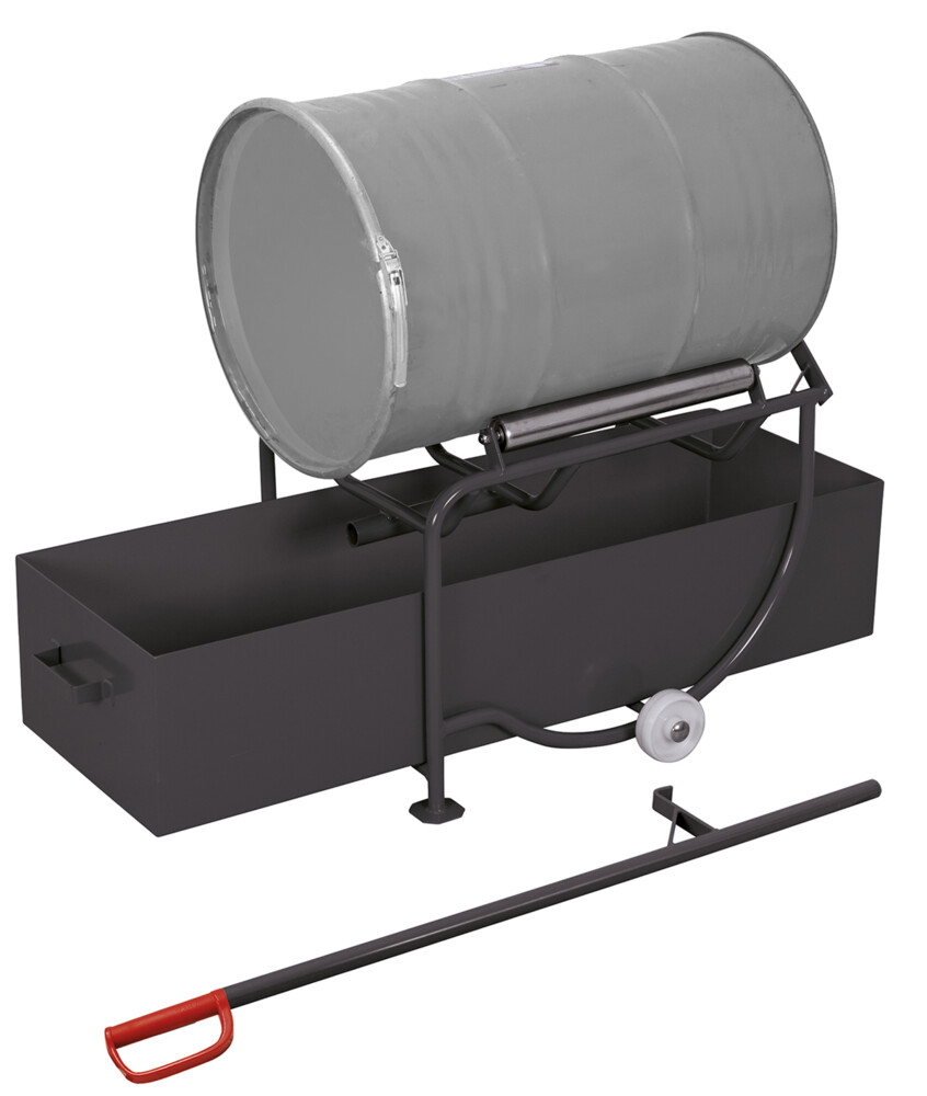 Drum dispenser with drip tray 203 l capacity