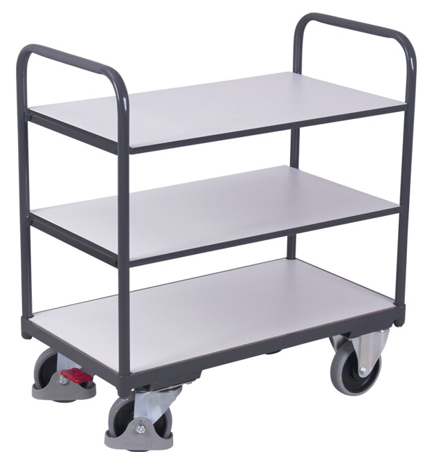 ESD shelf trolley, low