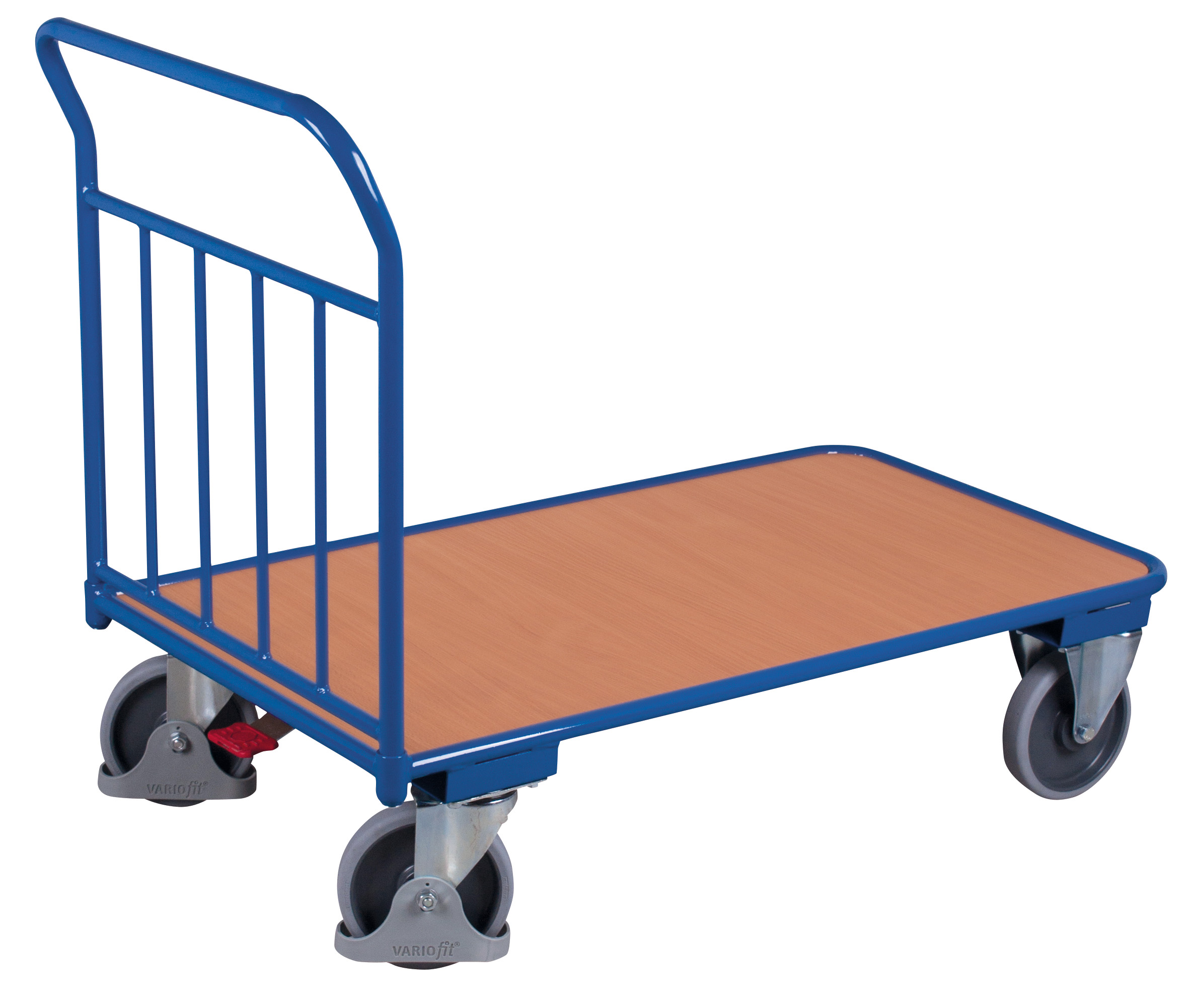 Schiebebügelwagen mit senkrechten Rohren