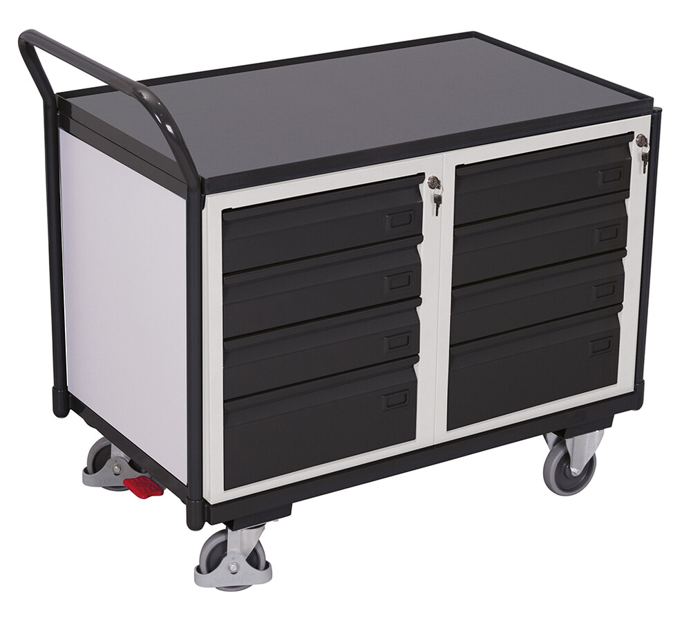 Workshop trolley with 1 load surface