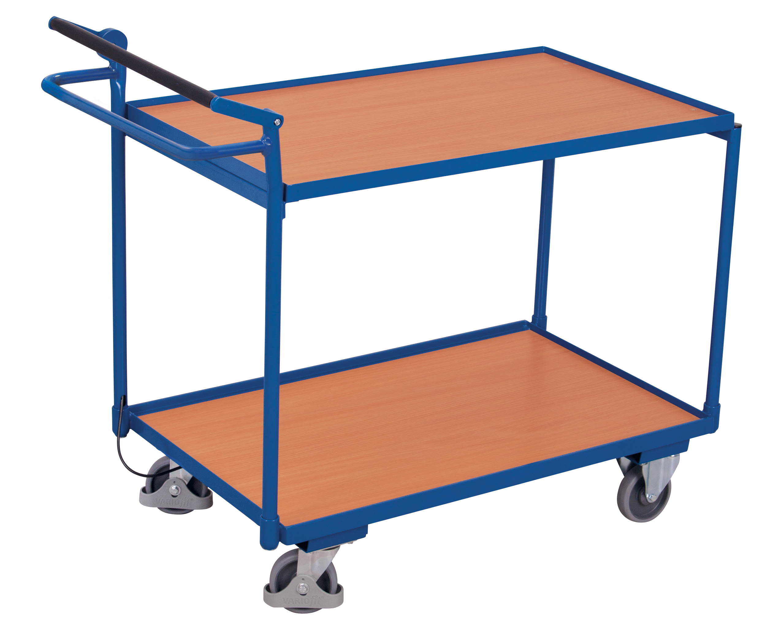 Tischwagen mit 2 Ladeflächen und Totmannbremse