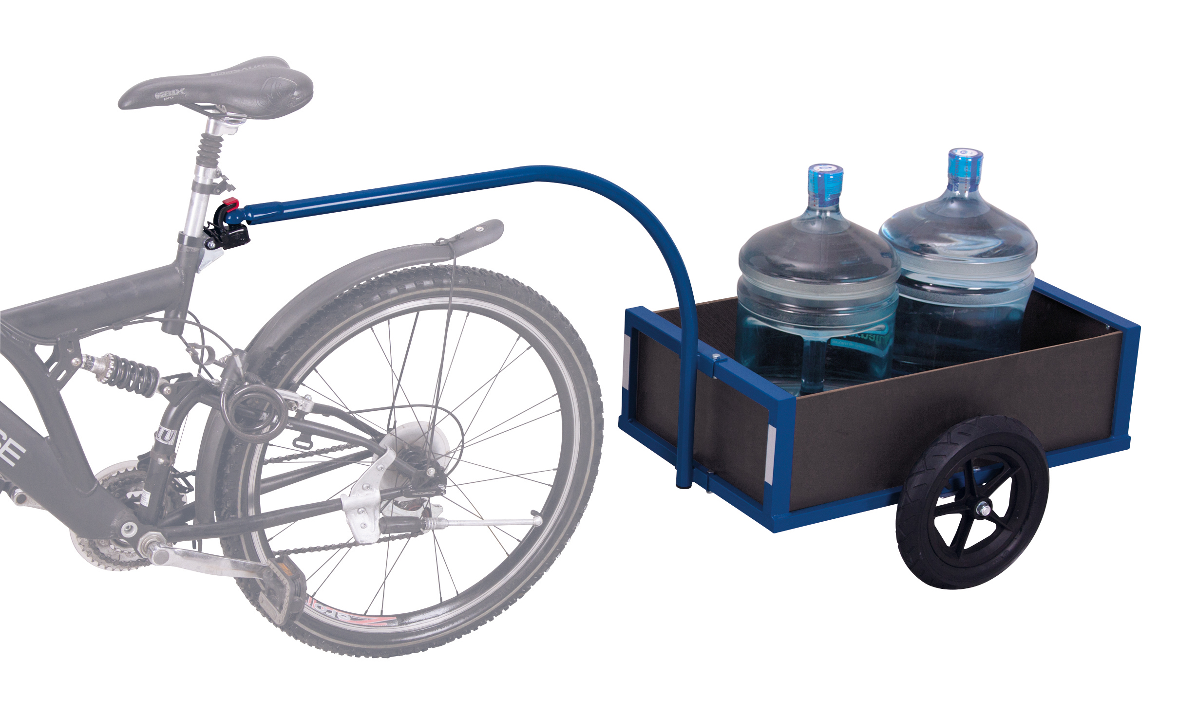 Lightweight bicycle trailer