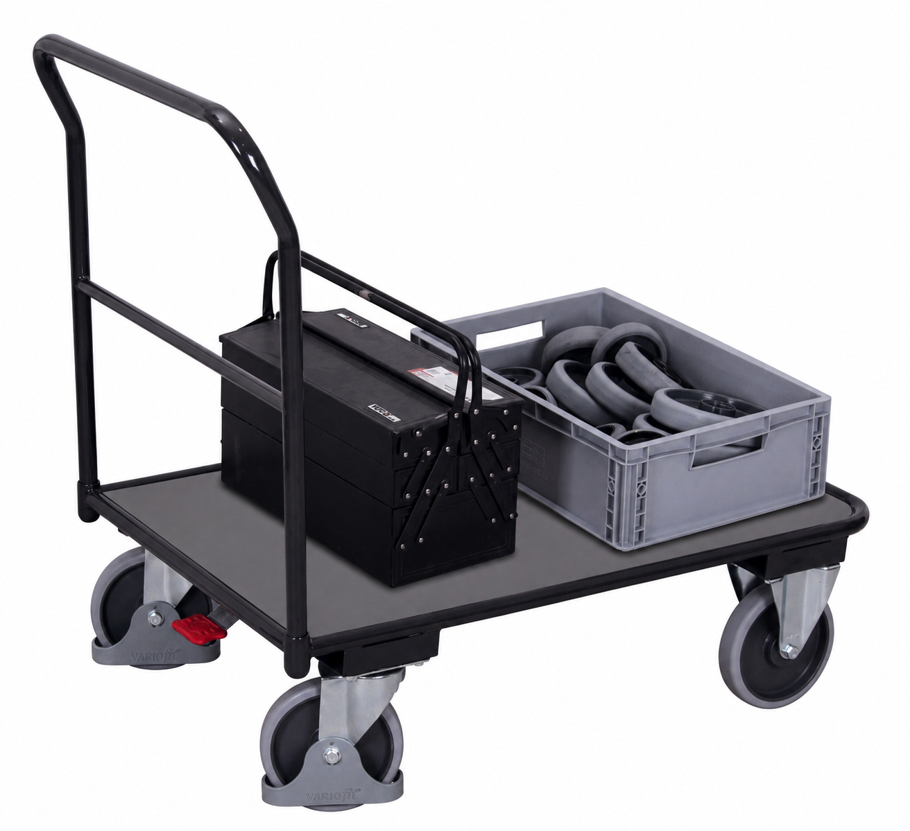 Push bar trolley