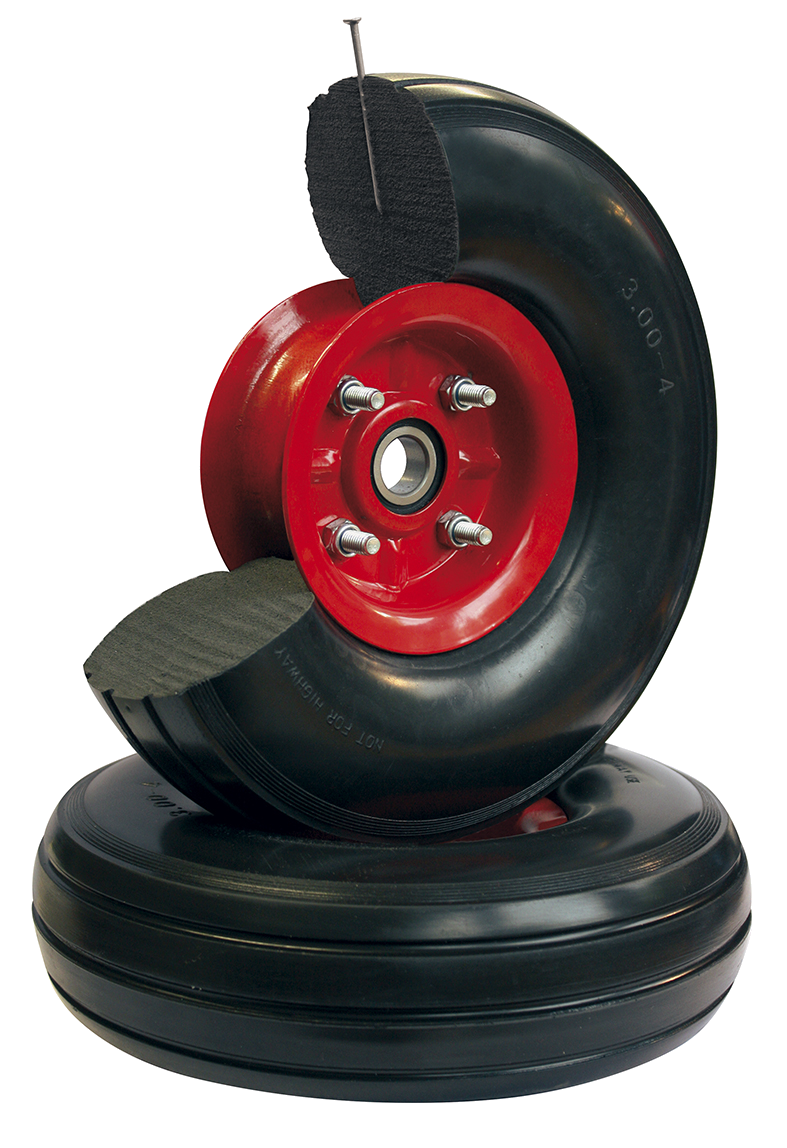 Puncture-proof tyres, diam. 260 mm