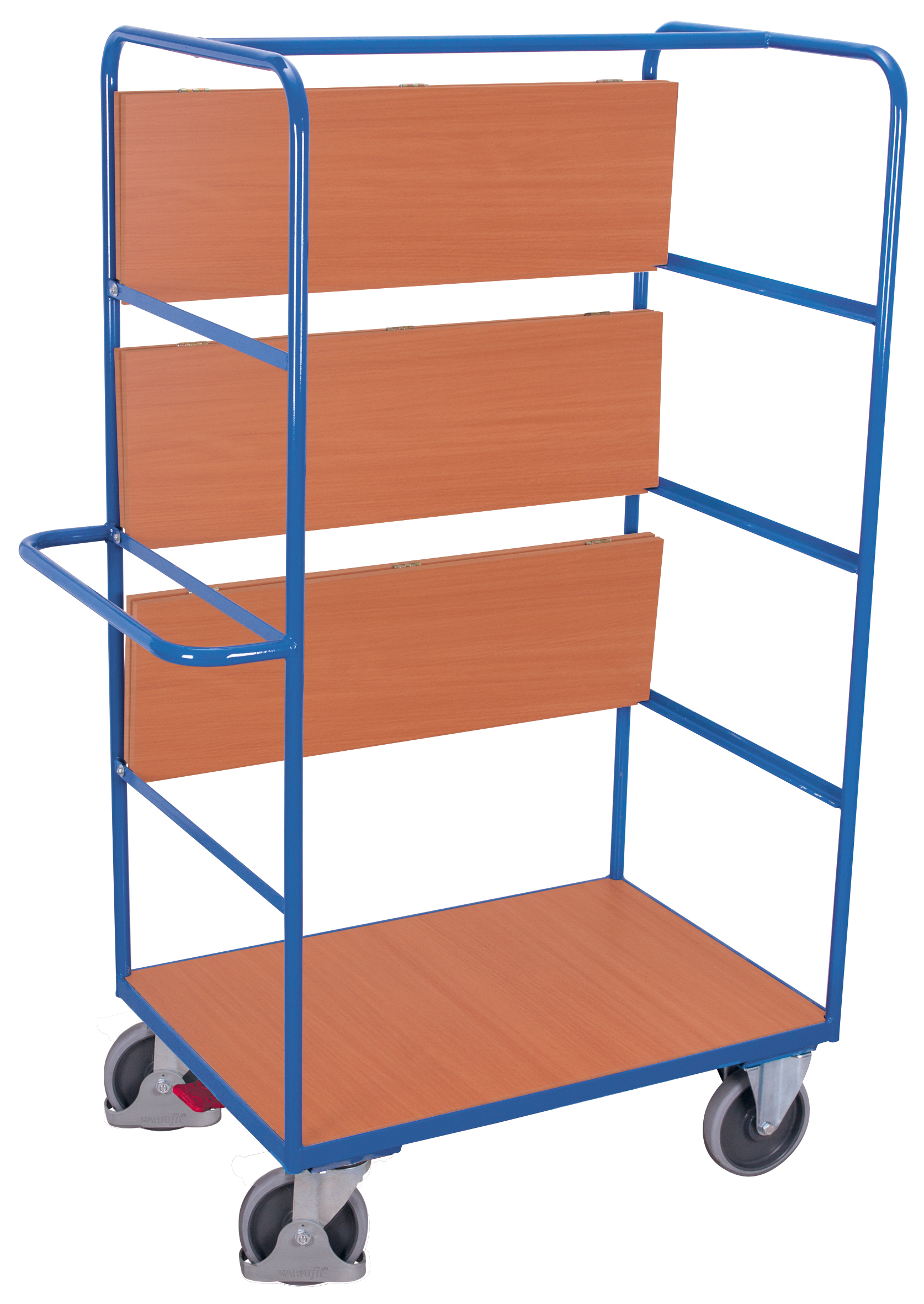 Etagenwagen, hoch mit klappbaren Etagenböden