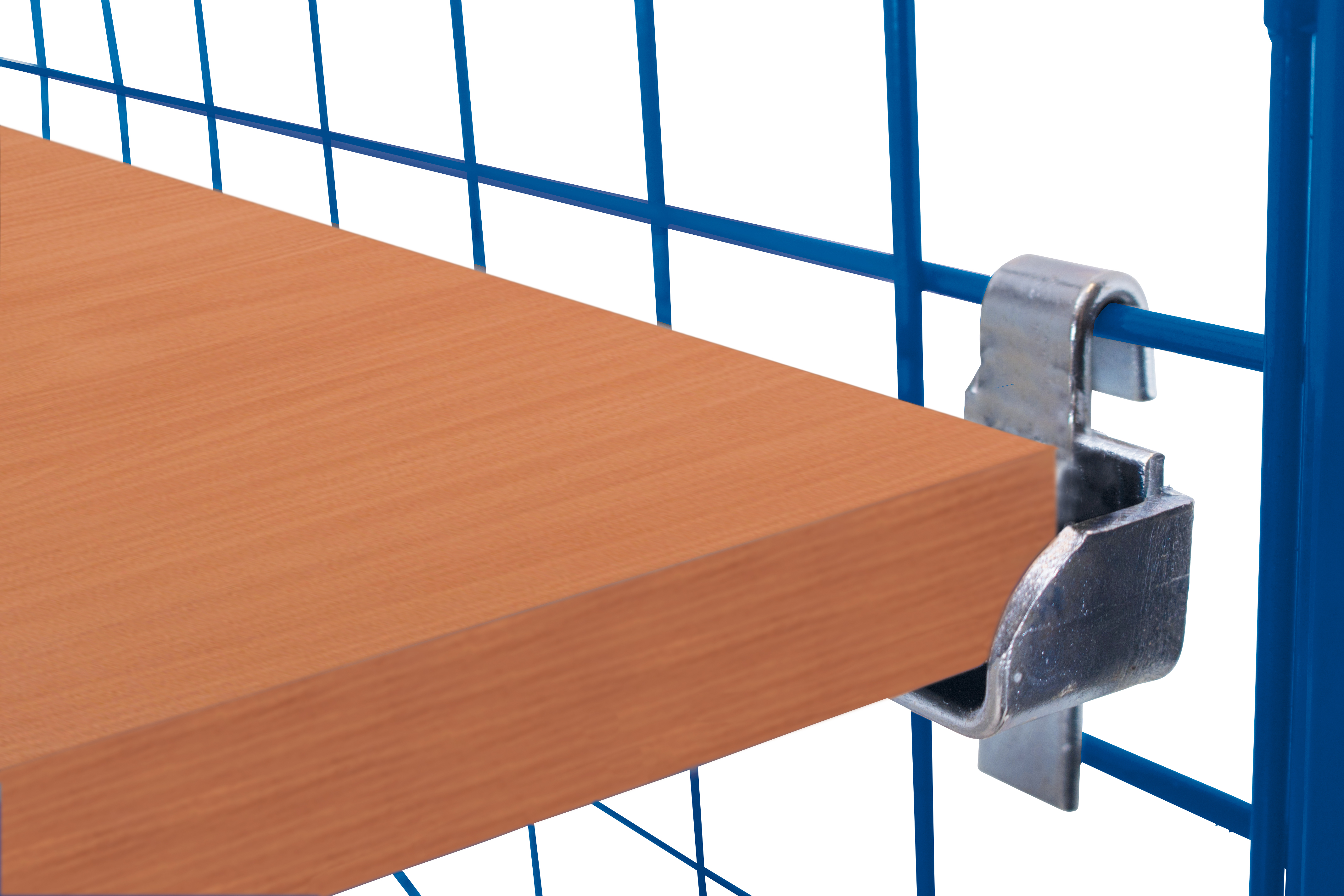 Shelf trolley fixed welded