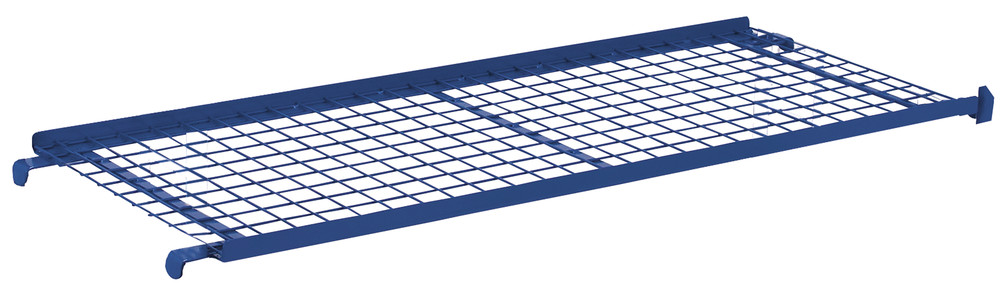 Mesh shelves for shelf trolley