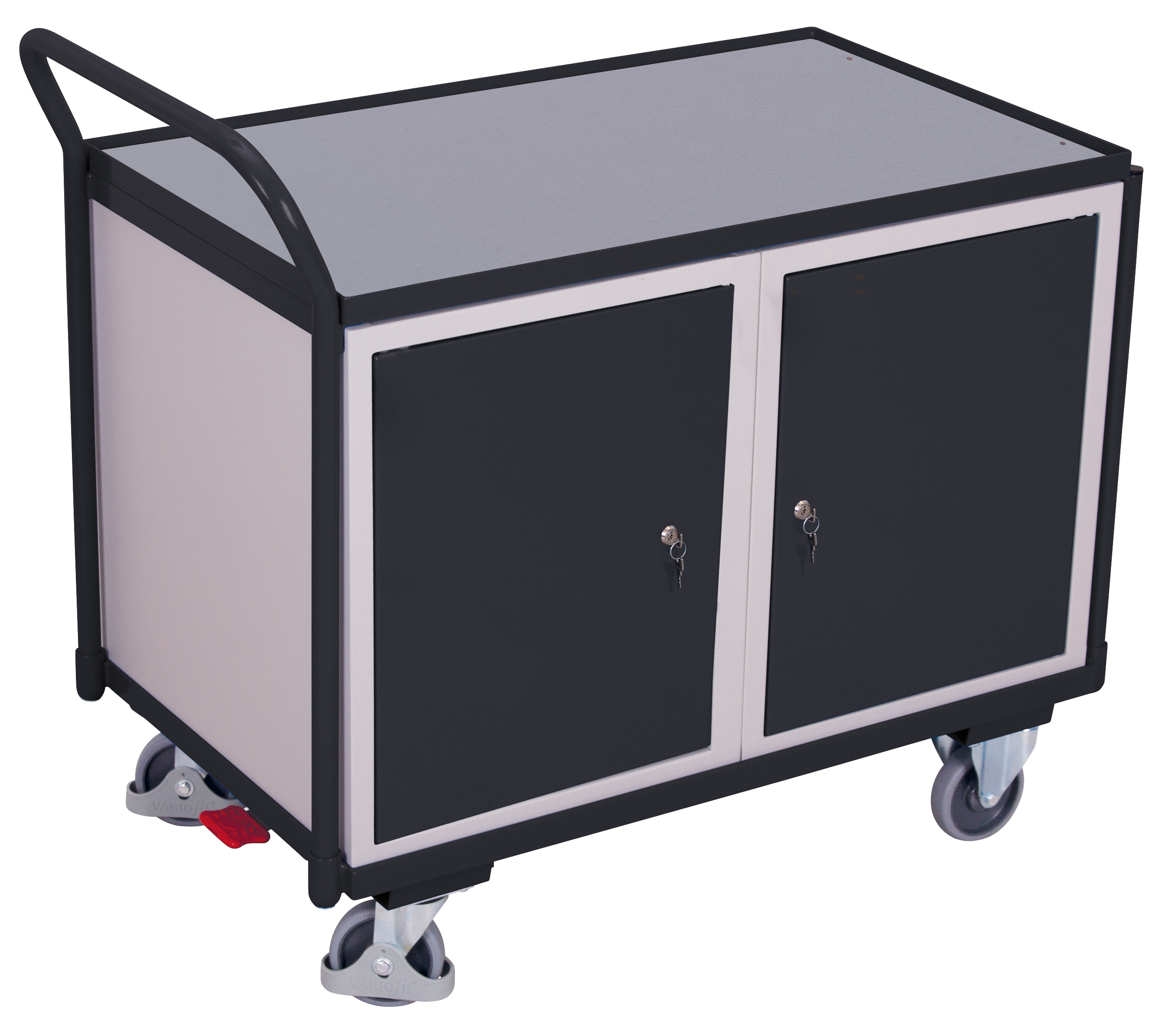 Workshop trolley with 1 load surface