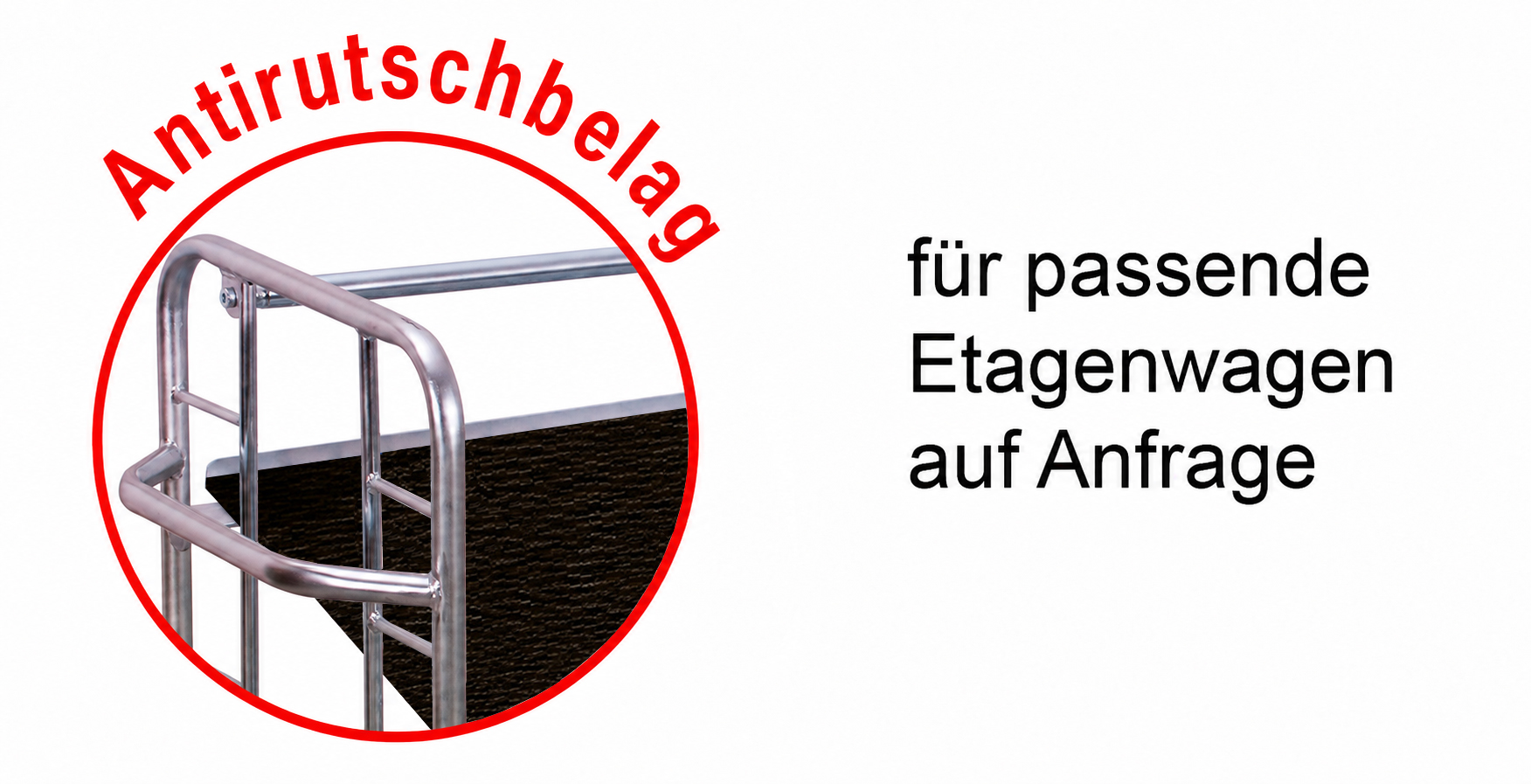 Etagenwagen mit 2 Drahtgitterböden, verzinkt