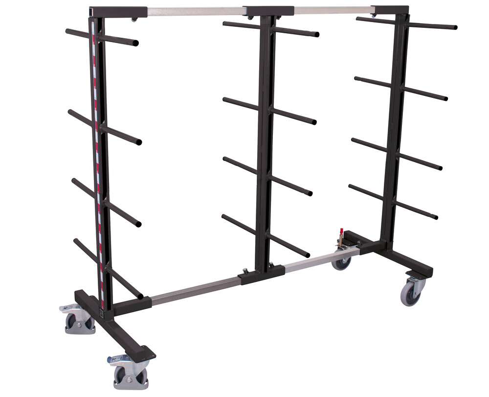 Carrier-spar trolley, two-sided