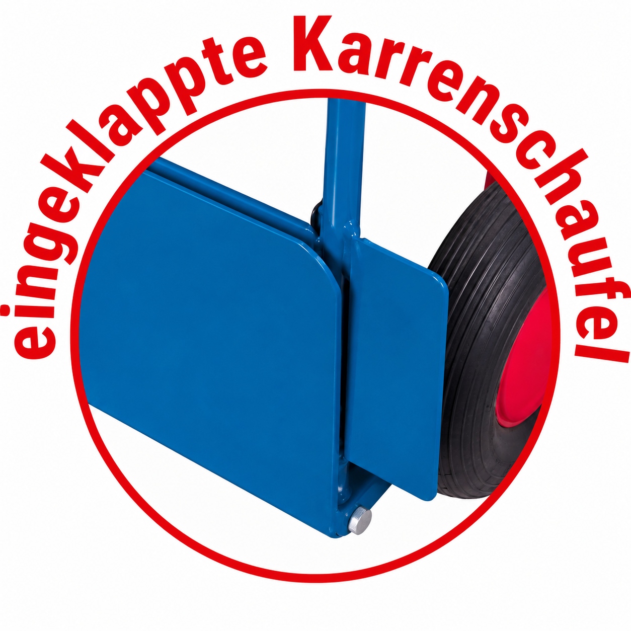 Tubular steel truck with folding toe plate