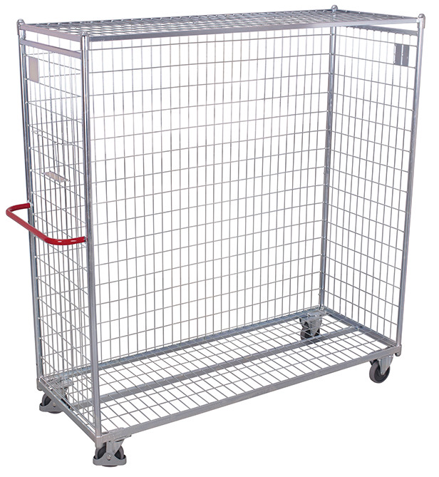 Order-picking trolley, galvanised