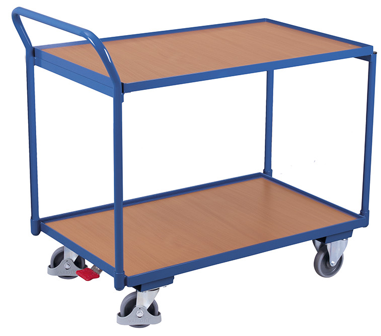 Table trolley with 2 load surfaces Table trolley with 2 load surfaces