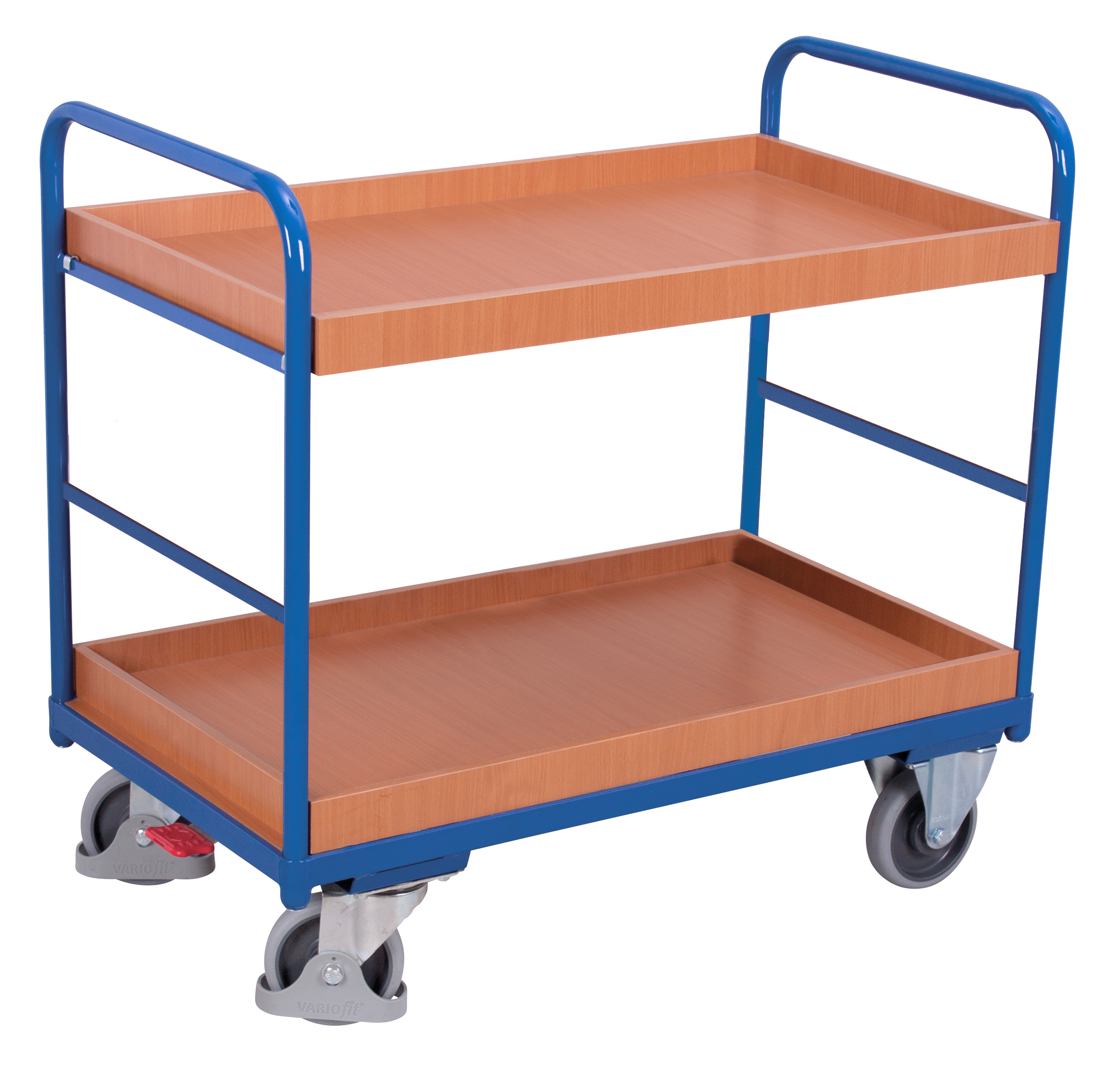 Chariot à étagères bas