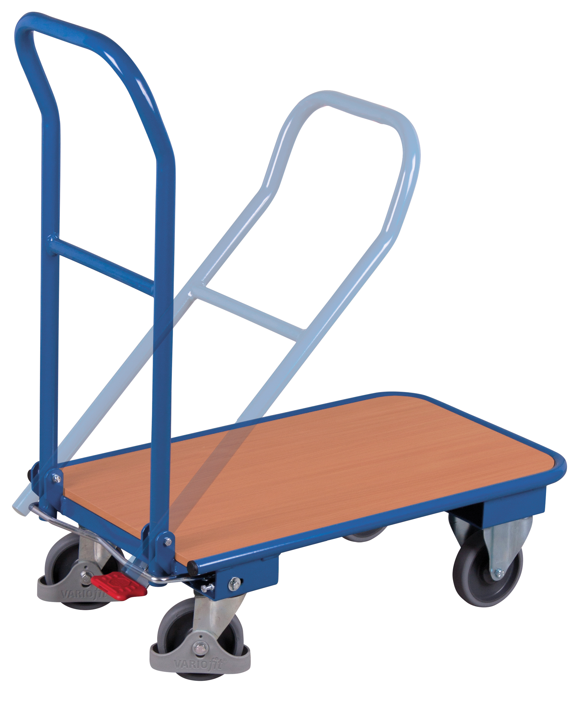 Chariot à dossier repliable