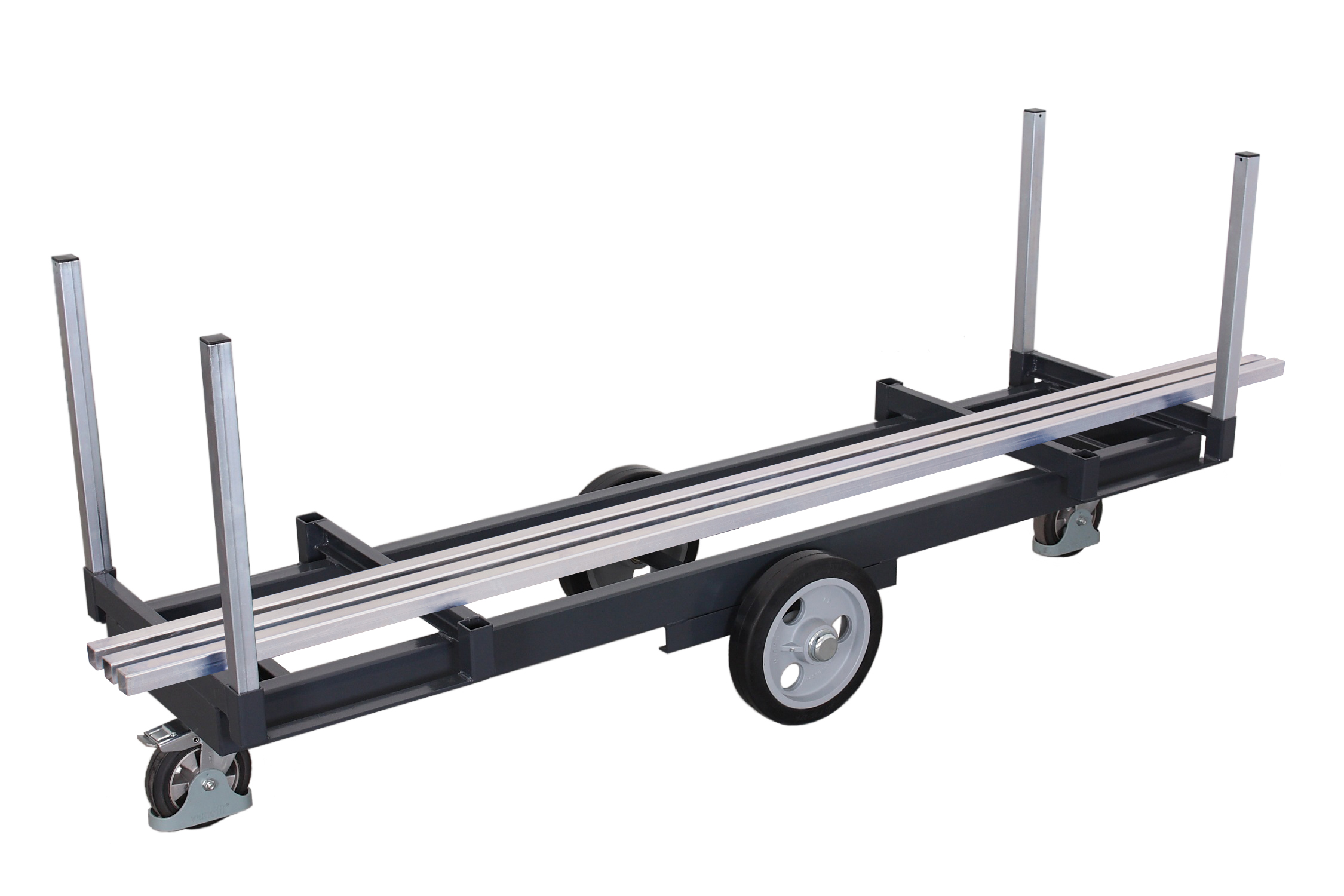 Langmaterialwagen mit 4 Rungen