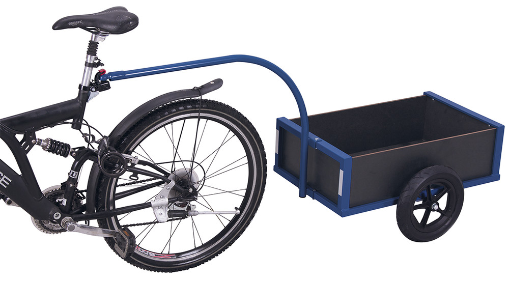 Lightweight bicycle trailer