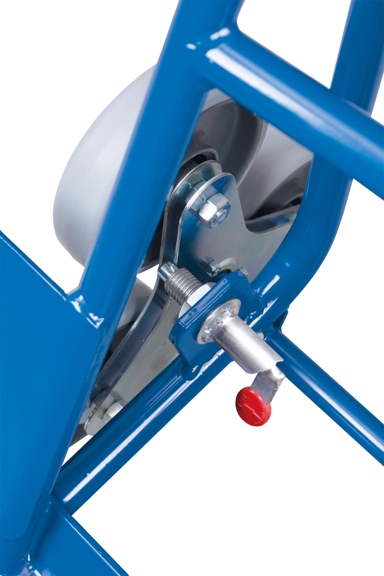 Stair-climber truck with 2 three-arm star wheels