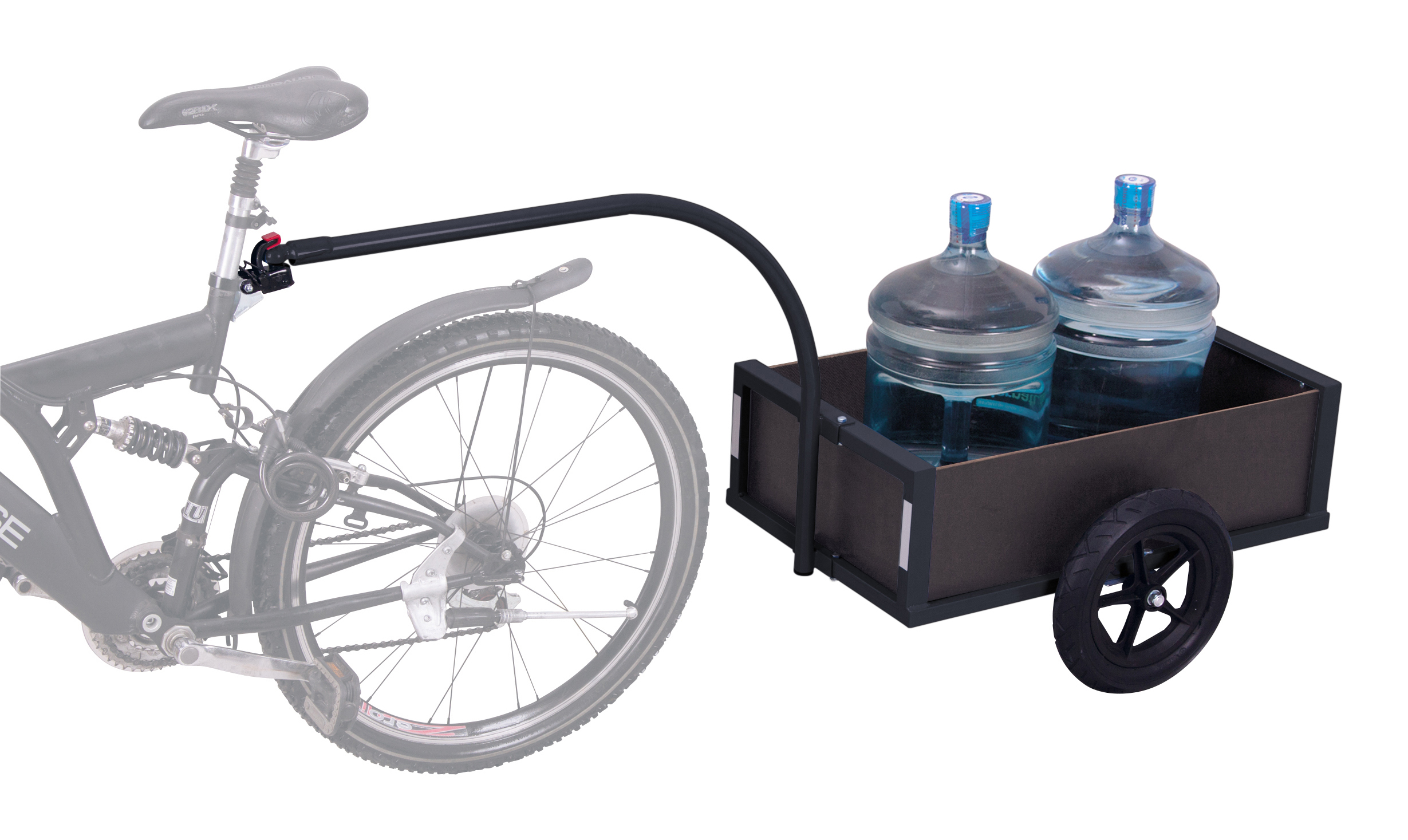 Lightweight bicycle trailer