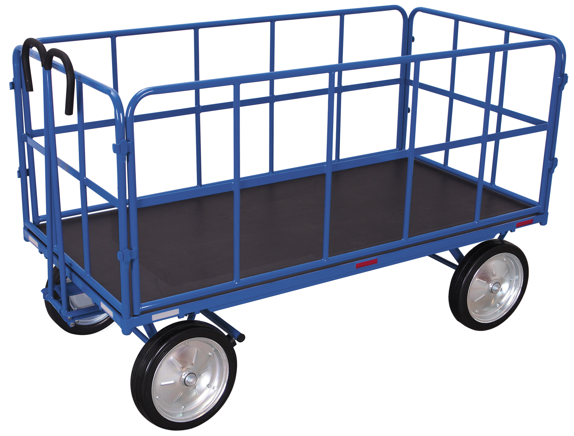 Handpritschwagen mit 4 Rohrgitterwänden