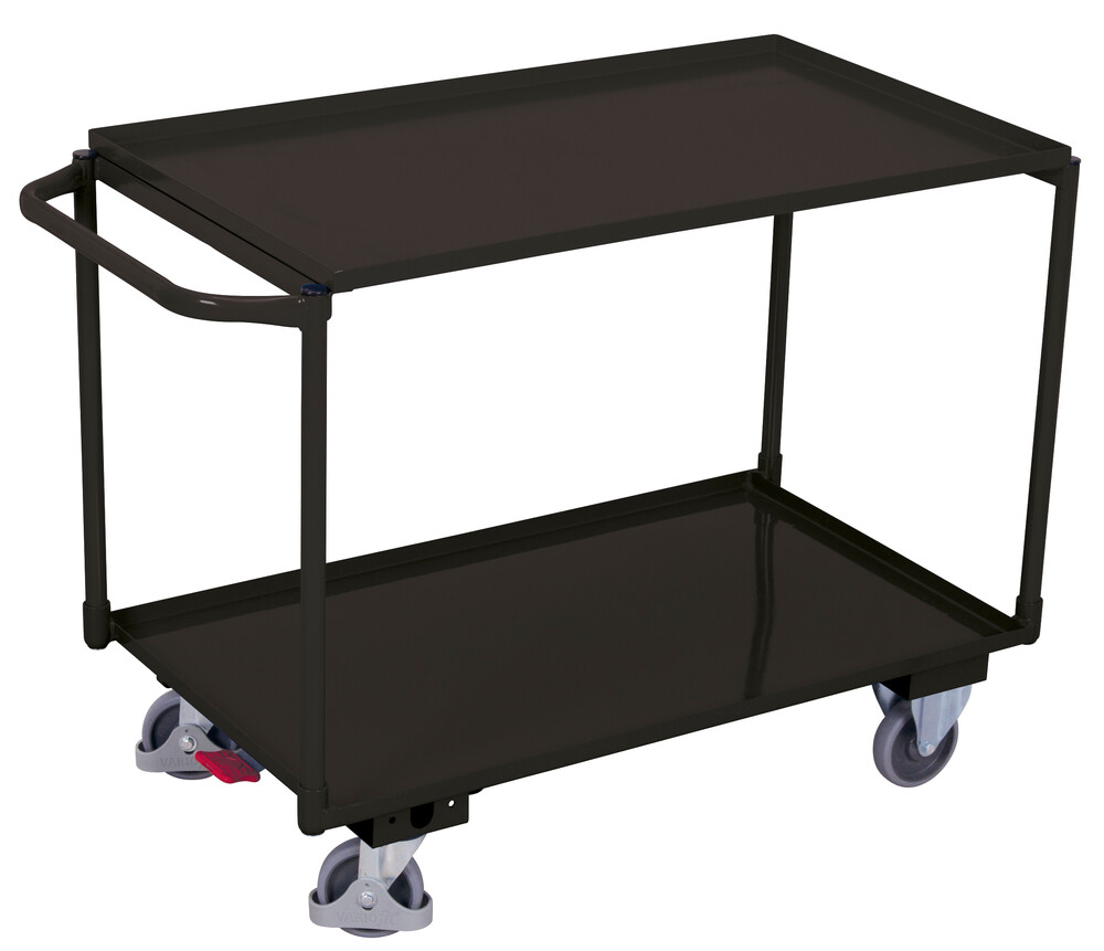 Table trolley with 2 load surfaces