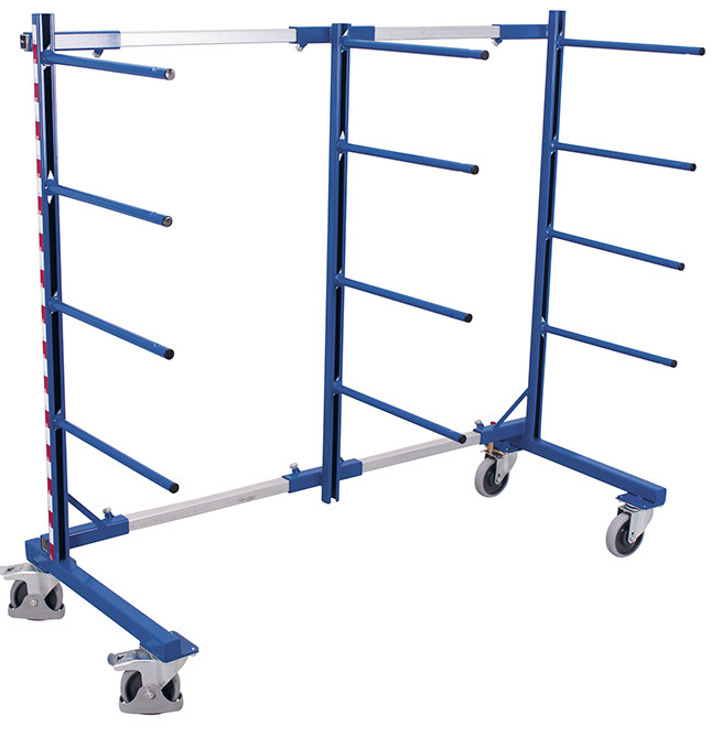 Carrier-spar trolley, one-sided