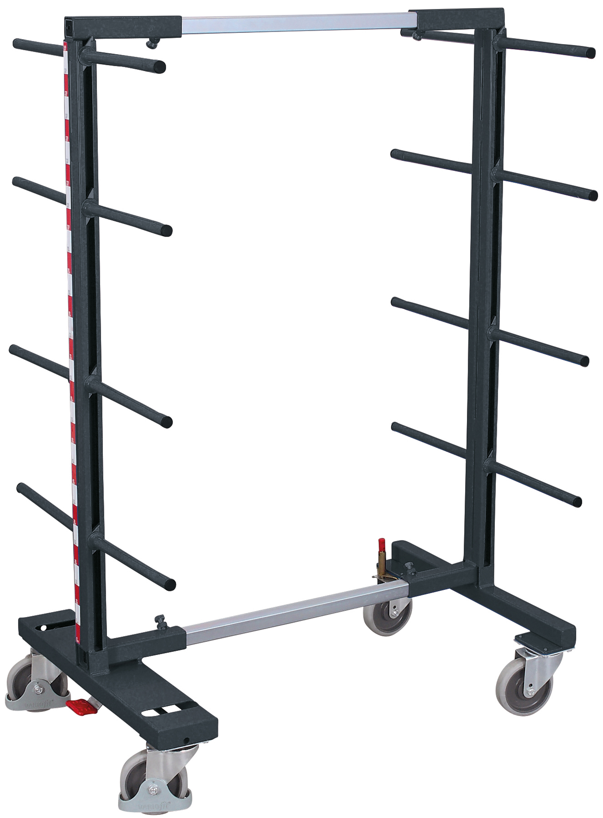 Rayonnage cantilever mobile double face Rayonnage cantilever mobile double face