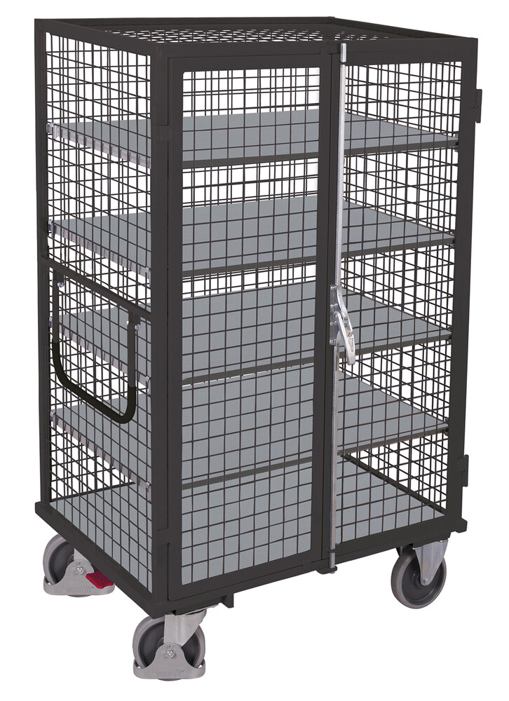 Shelf trolley fixed welded