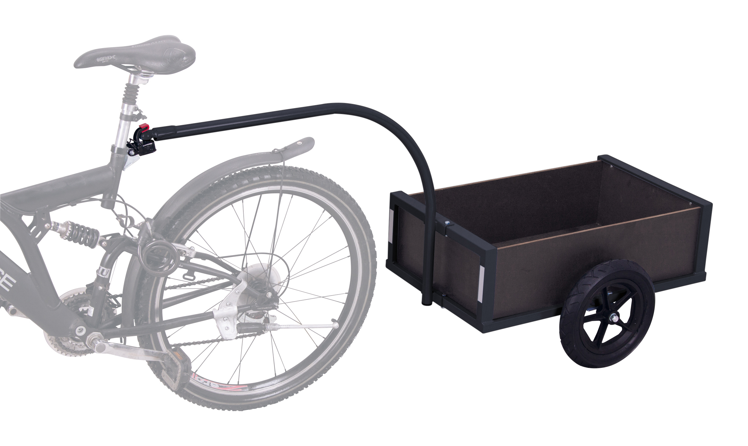 Lightweight bicycle trailer