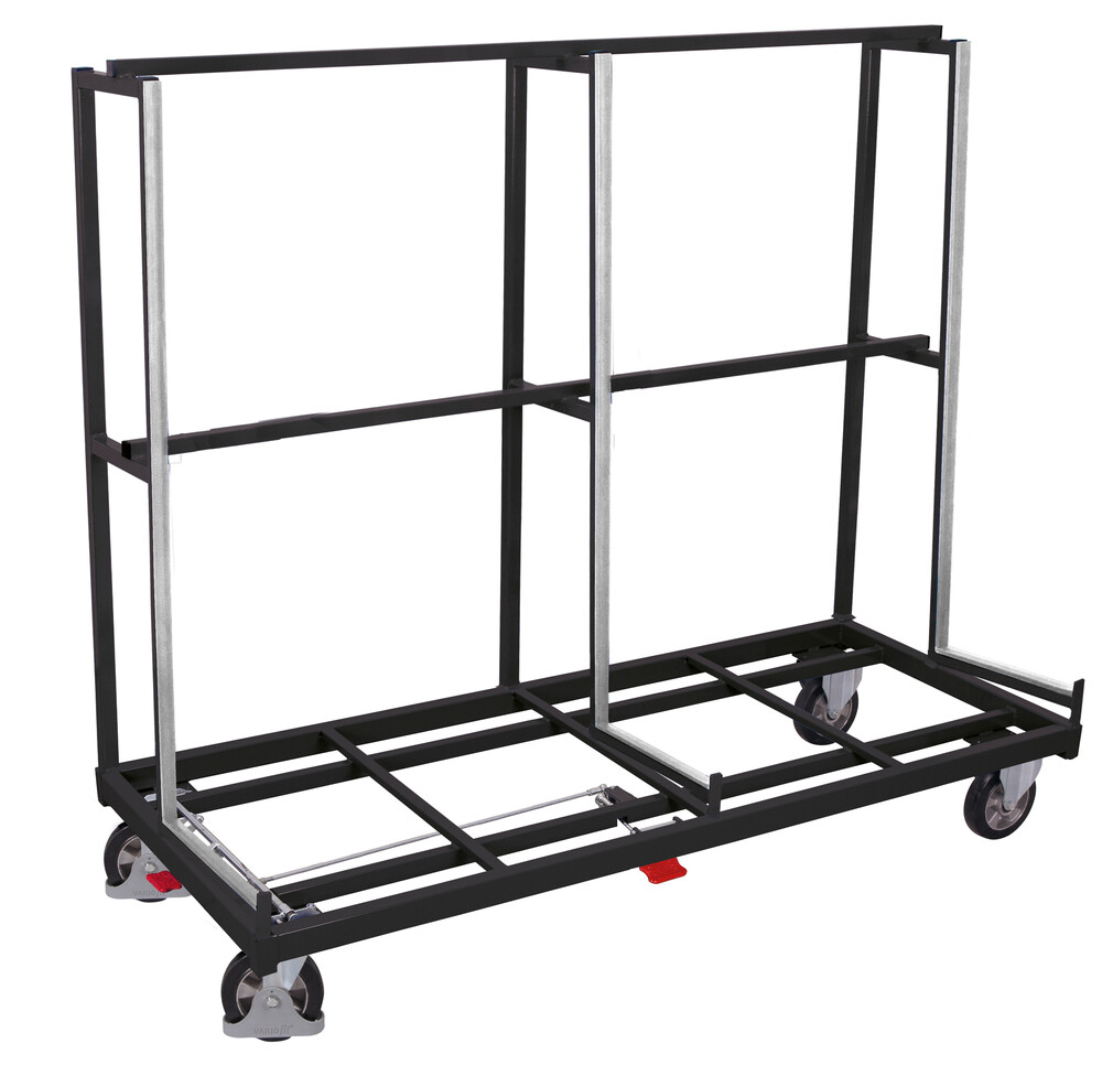 Sheet-material trolley, one-sided