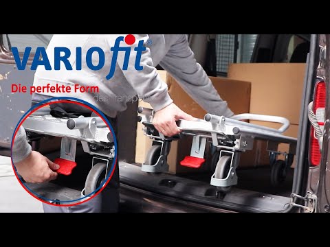 Chariot en aluminium avec dossier repliable