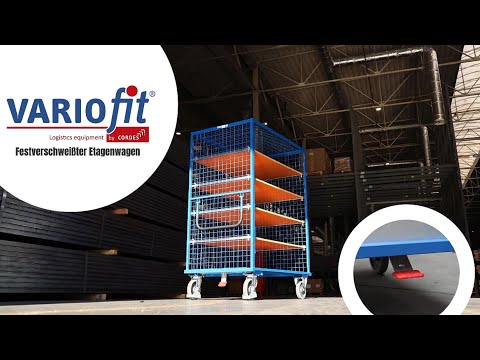 Etagenwagen fest verschweißt